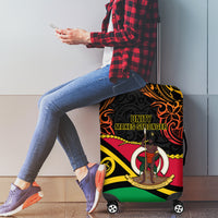 Vanuatu Unity Day Luggage Cover 29 November Coat Of Arms With Flag Style LT14 - Polynesian Pride