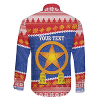 Personalized The Philippines Christmas Family Matching Mermaid Dress and Hawaiian Shirt Pilipinas Parol - Maligayang Pasko! LT14 - Polynesian Pride