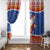 The Philippines Christmas Window Curtain Pilipinas Parol - Maligayang Pasko!