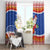 The Philippines Christmas Window Curtain Pilipinas Parol - Maligayang Pasko!
