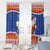 The Philippines Christmas Window Curtain Pilipinas Parol - Maligayang Pasko!