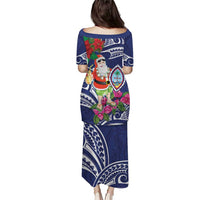 Guam Christmas Puletasi Poinsettia With Bougainvillea - Felis Pasgua!