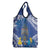 Hanukkah Jewish Festival Grocery Bag It's Lit - Polynesian Pattern