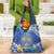 Hanukkah Jewish Festival Grocery Bag It's Lit - Polynesian Pattern
