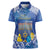 Personalised Hanukkah Jewish Festival Women Polo Shirt It's Lit - Polynesian Pattern