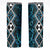 Turquoise Aotearoa Skinny Tumbler Taniko Motifs With Paua Shell Kowhaiwhai