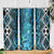 Turquoise Aotearoa Skinny Tumbler Taniko Motifs With Paua Shell Kowhaiwhai