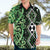 Green Aotearoa Hawaiian Shirt Taniko Motifs With Paua Shell Kowhaiwhai