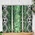 Green Aotearoa Skinny Tumbler Taniko Motifs With Paua Shell Kowhaiwhai