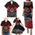 Aotearoa Kiwi Taniko Family Matching Puletasi and Hawaiian Shirt Silver Fern With Maori Koru Pattern