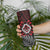 Aotearoa Kiwi Taniko Skinny Tumbler Silver Fern With Maori Koru Pattern