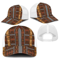 Malo e Lelei Tonga Baseball Net Cap Tongan Ngatu Tapa Cloth - Polynesian Pride