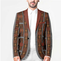 Malo e Lelei Tonga Blazer Tongan Ngatu Tapa Cloth - Polynesian Pride
