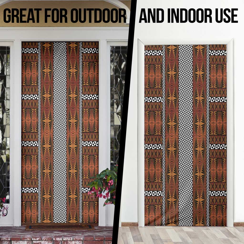 Malo e Lelei Tonga Door Cover Tongan Ngatu Tapa Cloth - Polynesian Pride