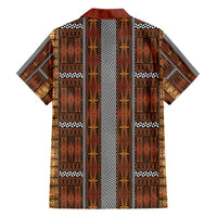 Malo e Lelei Tonga Family Matching Off Shoulder Maxi Dress and Hawaiian Shirt Tongan Ngatu Tapa Cloth LT14 - Polynesian Pride