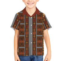 Malo e Lelei Tonga Kid Hawaiian Shirt Tongan Ngatu Tapa Cloth - Polynesian Pride