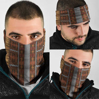 Malo e Lelei Tonga Neck Gaiter Tongan Ngatu Tapa Cloth - Polynesian Pride