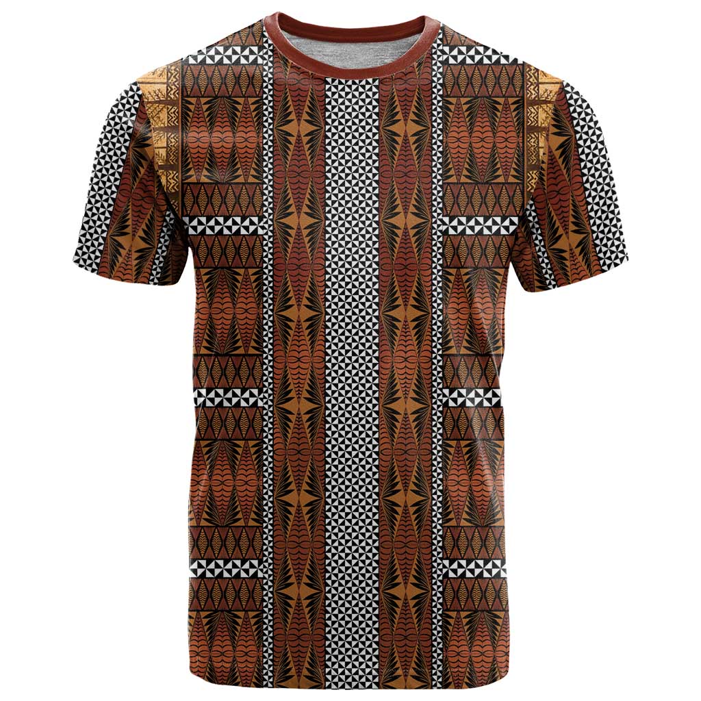 Malo e Lelei Tonga T Shirt Tongan Ngatu Tapa Cloth - Polynesian Pride