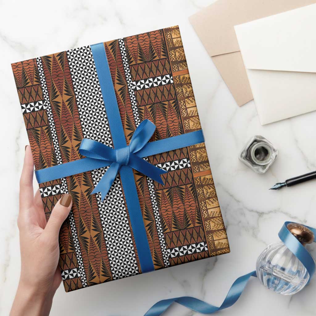 Malo e Lelei Tonga Wrapping Paper Tongan Ngatu Tapa Cloth - Polynesian Pride