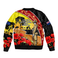 New Zealand And Australia ANZAC Day Bomber Jacket Aboriginal Maori Starring Night Style LT14 - Polynesian Pride