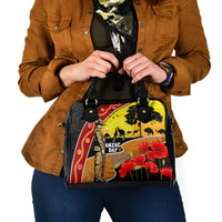 New Zealand And Australia ANZAC Day Shoulder Handbag Aboriginal Maori Starring Night Style