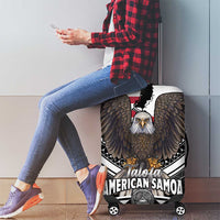 Talofa American Samoa Flag Day Luggage Cover Bald Eagle Polynesian Tattoo