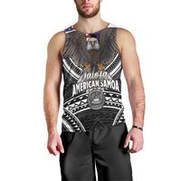 Talofa American Samoa Flag Day Men Tank Top Bald Eagle Polynesian Tattoo