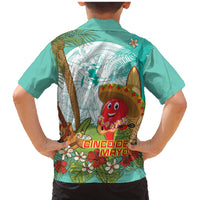 Hawaii Cinco de Mayo Family Matching Mermaid Dress and Hawaiian Shirt Chili Pepper Hula Girl Tropical Vibes LT14 - Polynesian Pride