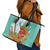 Hawaii Cinco de Mayo Leather Tote Bag Chili Pepper Hula Girl Tropical Vibes