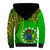 Polynesian Pride Cook Islands Sherpa Hoodie Mangaia Gospel Day Green Version LT14 - Polynesian Pride
