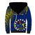 Polynesian Pride Cook Islands Sherpa Hoodie Mangaia Gospel Day Blue Version LT14 - Polynesian Pride