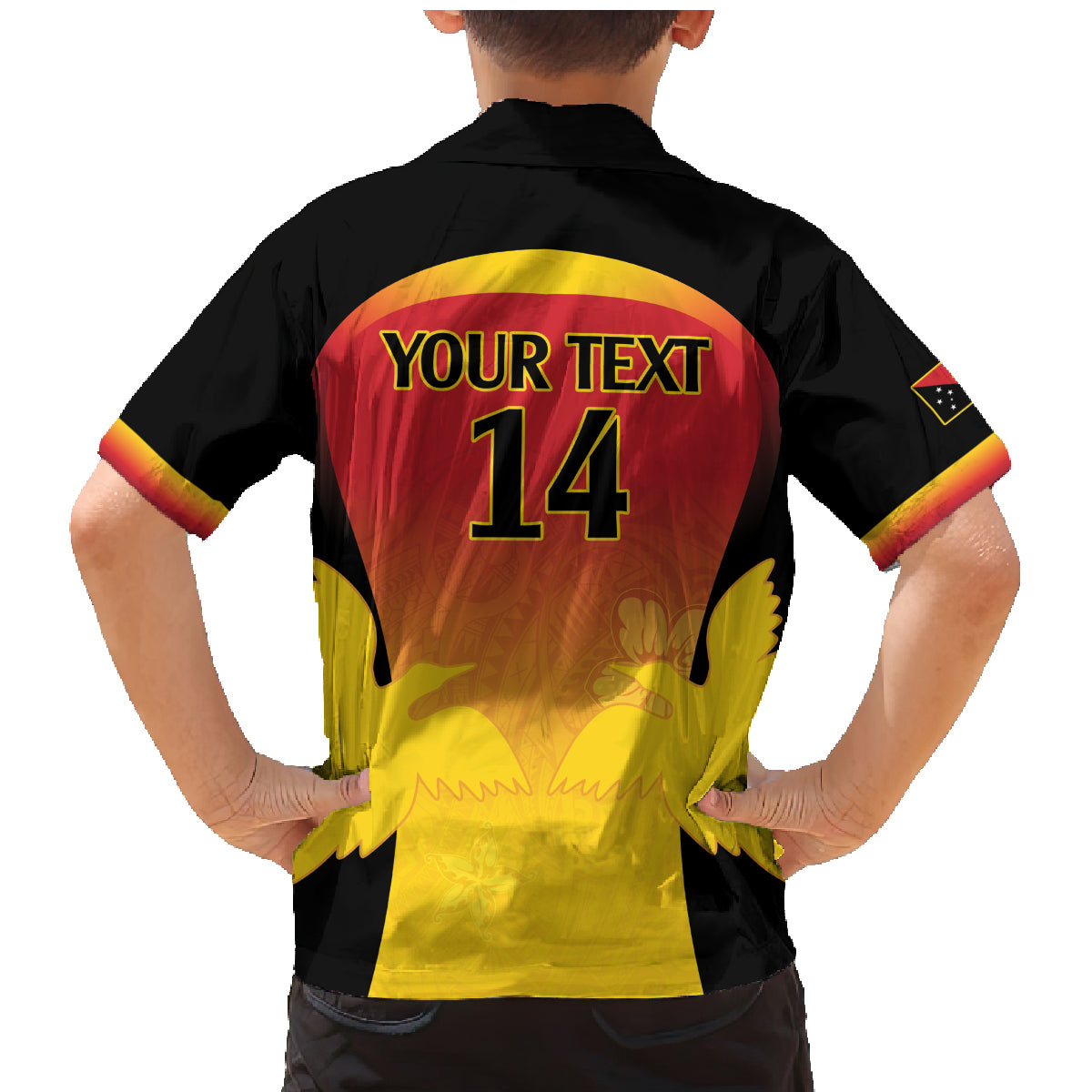 Custom Papua New Guinea Cricket Family Matching Mermaid Dress and Hawaiian Shirt 2024 Go PNG LT14 - Polynesian Pride