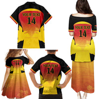 Custom Papua New Guinea Cricket Family Matching Puletasi and Hawaiian Shirt 2024 Go PNG LT14 - Polynesian Pride