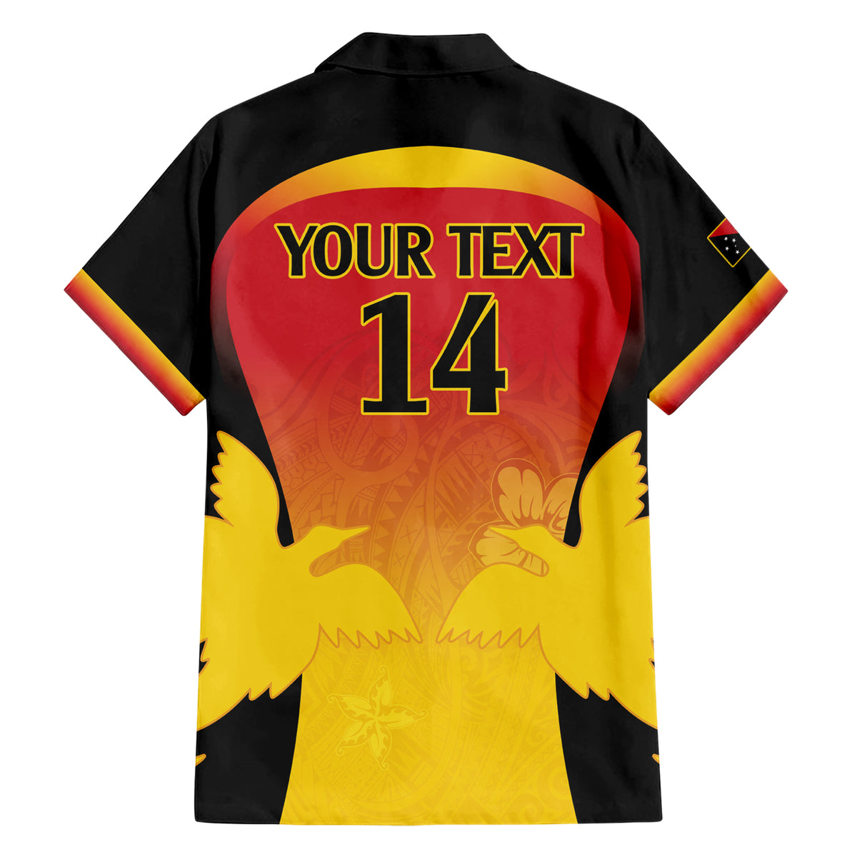Custom Papua New Guinea Cricket Family Matching Short Sleeve Bodycon Dress and Hawaiian Shirt 2024 Go PNG LT14 - Polynesian Pride