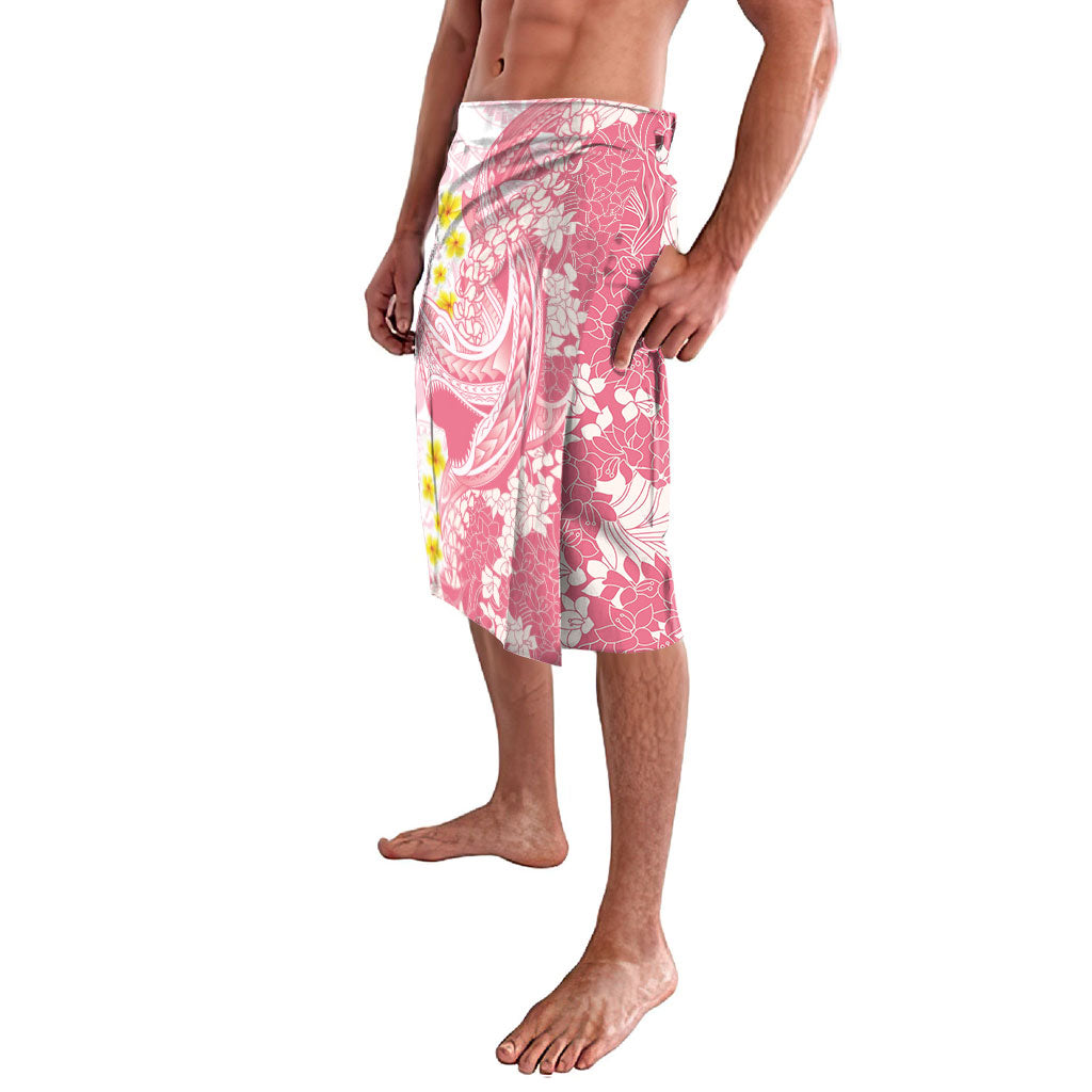 Pink Hawaii Shark Tattoo Lavalava Puakenikeni Lei Plumeria Polynesian Pattern