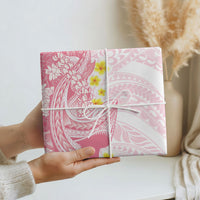 Pink Hawaii Shark Tattoo Wrapping Paper Puakenikeni Lei Plumeria Polynesian Pattern