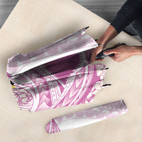 Purple Hawaii Shark Tattoo Umbrella Puakenikeni Lei Plumeria Polynesian Pattern