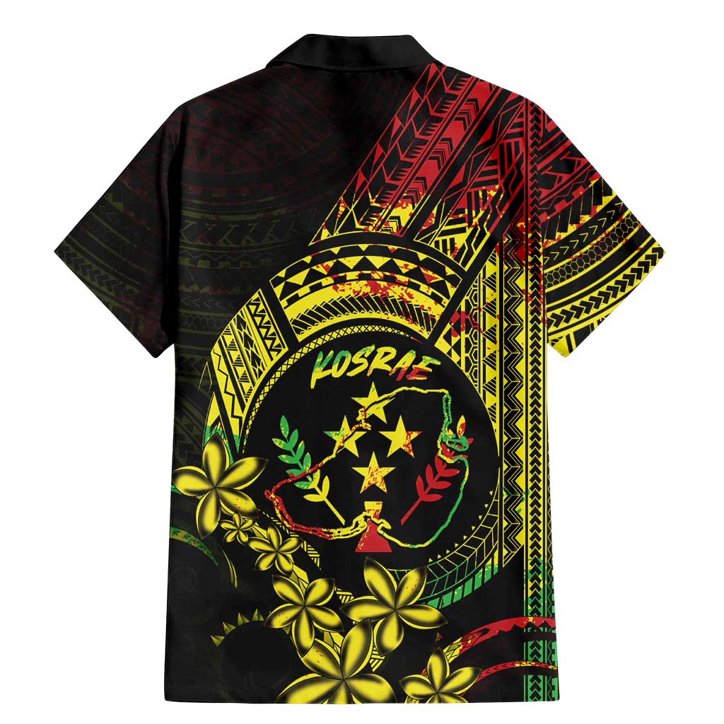 Reggae Kosrae Liberation Day Family Matching Mermaid Dress and Hawaiian Shirt September 8 Polynesian Tattoo LT14 - Polynesian Pride