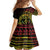 Reggae Kosrae Liberation Day Family Matching Puletasi and Hawaiian Shirt September 8 Polynesian Tattoo - undefined
