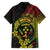 Reggae Kosrae Liberation Day Family Matching Puletasi and Hawaiian Shirt September 8 Polynesian Tattoo - undefined
