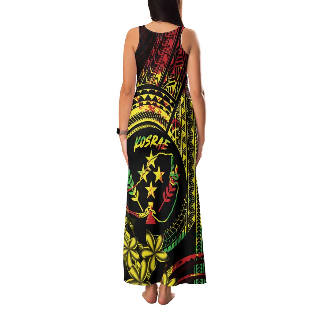 Reggae Kosrae Liberation Day Family Matching Tank Maxi Dress and Hawaiian Shirt September 8 Polynesian Tattoo LT14 - Polynesian Pride