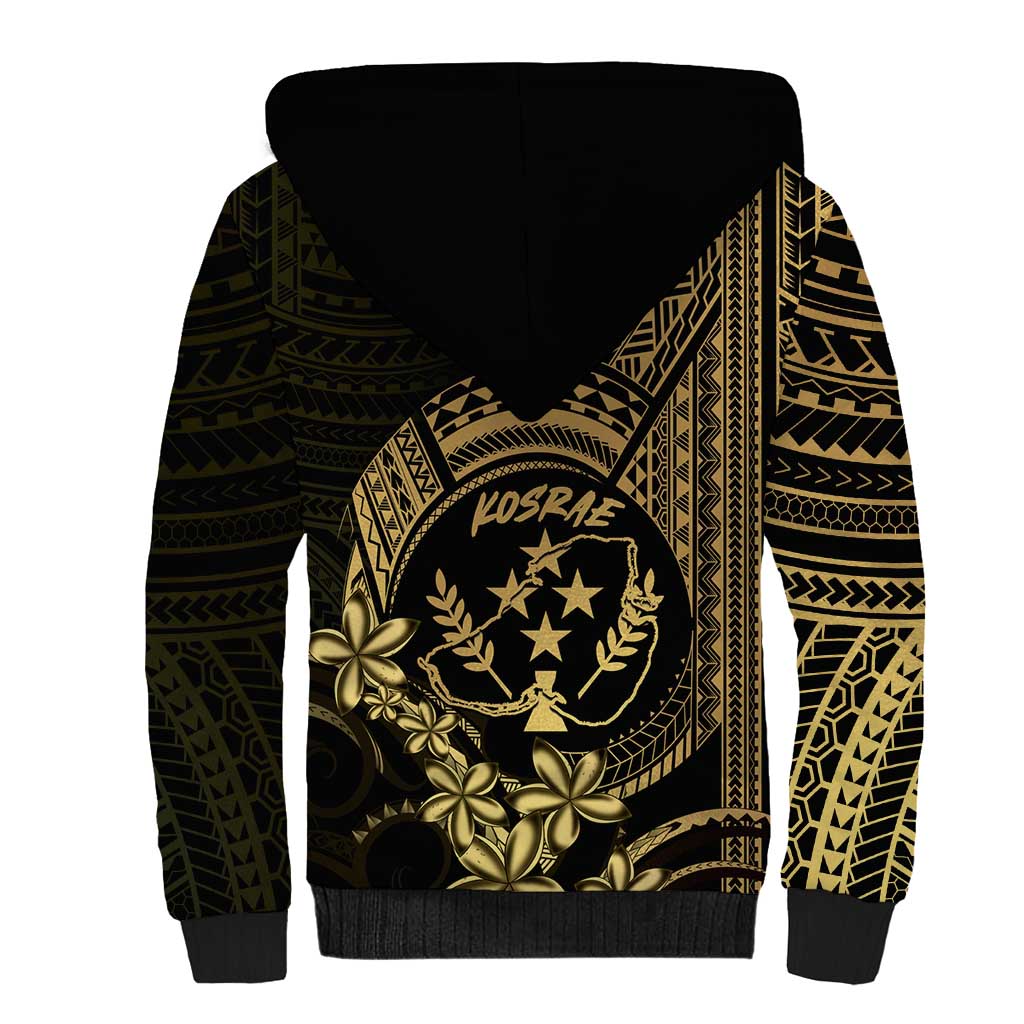 Gold Kosrae Liberation Day Sherpa Hoodie September 8 Polynesian Tattoo LT14 - Polynesian Pride