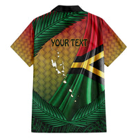 Personalised Long Live Vanuatu Independence Day Family Matching Off The Shoulder Long Sleeve Dress and Hawaiian Shirt 45th Anniversary Woven Pattern - Polynesian Pride