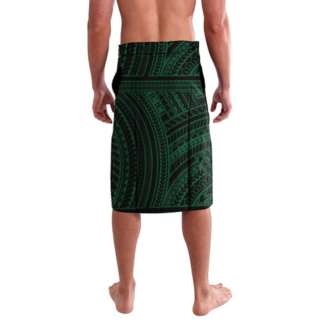 Personalised Long Live Vanuatu Independence Day Lavalava 45th Anniversary Woven Pattern - Polynesian Pride