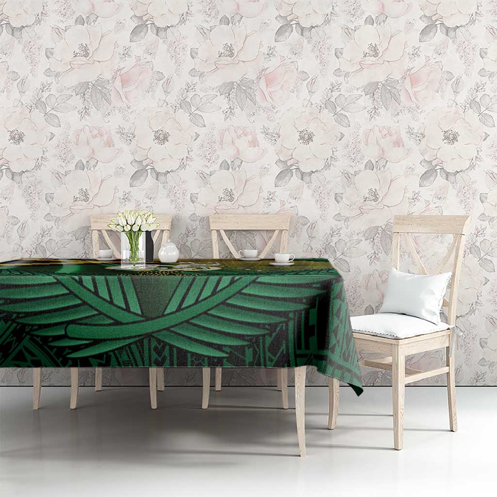 Long Live Vanuatu Independence Day Tablecloth 45th Anniversary Woven Pattern - Polynesian Pride