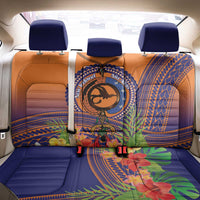 PNG New Ireland Province Back Car Seat Cover Niu Ailan Necklace Polynesian Tattoo LT14 - Polynesian Pride