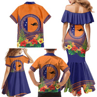 PNG New Ireland Province Family Matching Mermaid Dress and Hawaiian Shirt Niu Ailan Necklace Polynesian Tattoo LT14 - Polynesian Pride