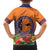 PNG New Ireland Province Family Matching Off The Shoulder Long Sleeve Dress and Hawaiian Shirt Niu Ailan Necklace Polynesian Tattoo - Polynesian Pride