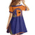 PNG New Ireland Province Family Matching Off The Shoulder Long Sleeve Dress and Hawaiian Shirt Niu Ailan Necklace Polynesian Tattoo - Polynesian Pride