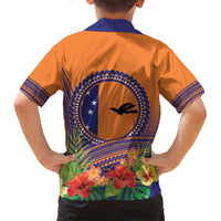 PNG New Ireland Province Family Matching Puletasi and Hawaiian Shirt Niu Ailan Necklace Polynesian Tattoo LT14 - Polynesian Pride
